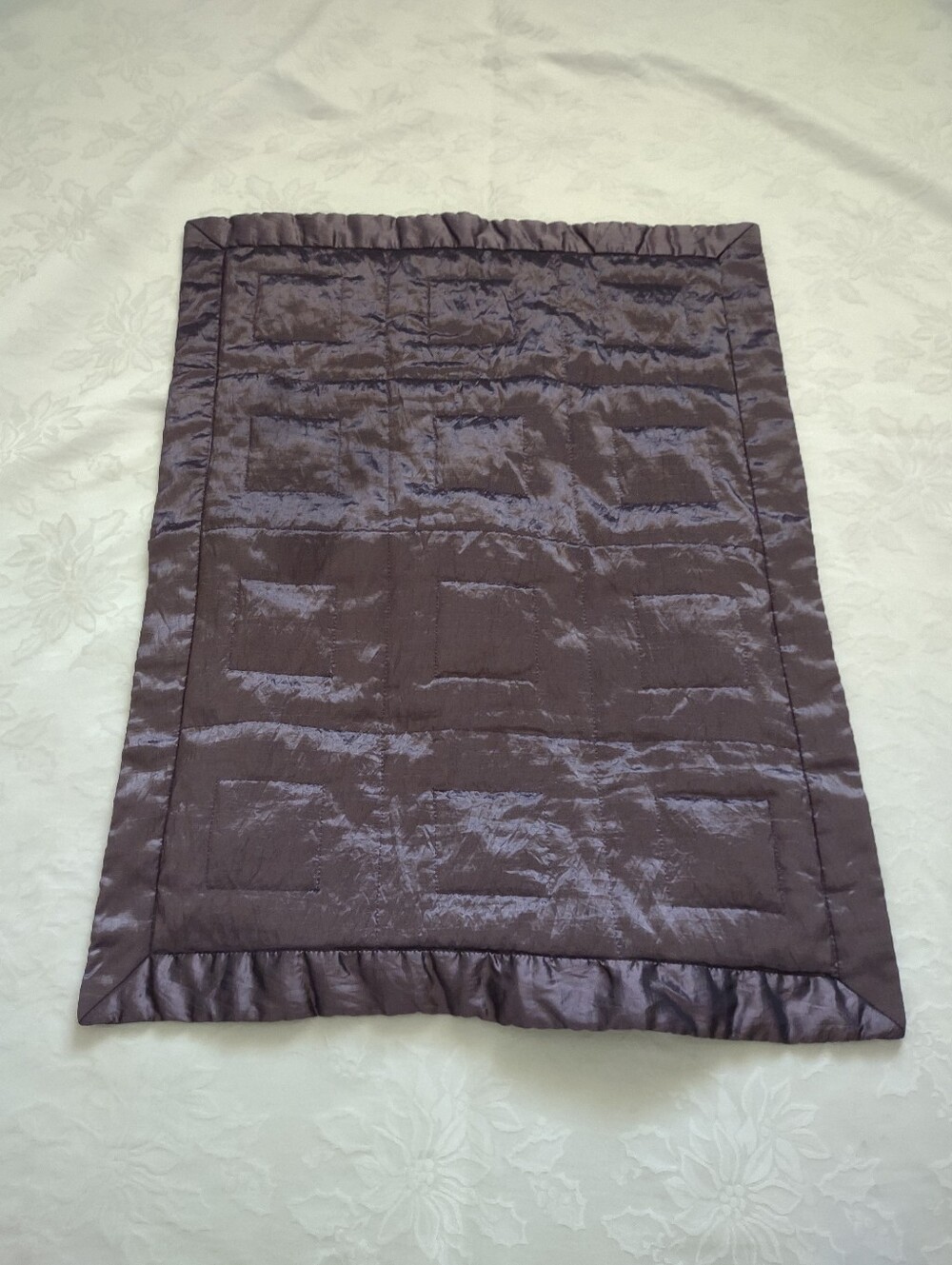 Purple Satin Pillow Sham